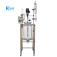 實驗室的一種新型雙層玻璃反應(yīng)釜